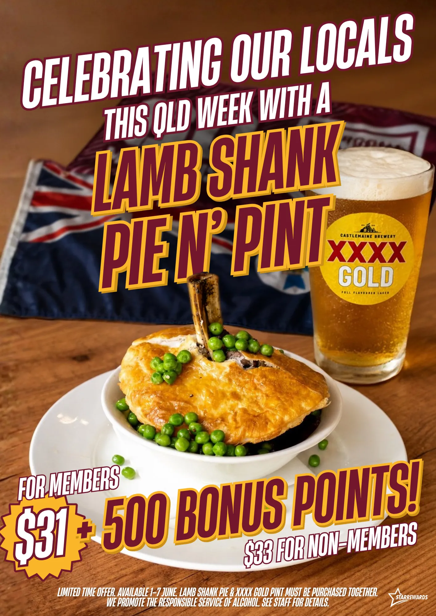 Celebrate QLD week with a Pie N’ Pint Special